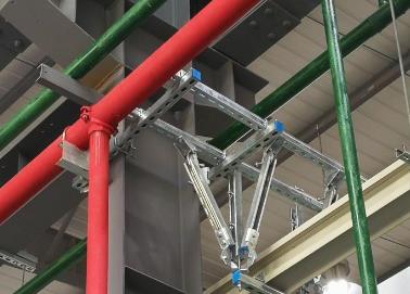 兴安盟该抗震支架的整体式支吊架结构协调性好